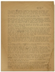 Hunter S. Thompson Letter Signed From 1961 -- Thompson Writes of His Girlfriend Getting an Abortion, ''...upon our return from Tiajuana, a place that all potential papas should know about...''